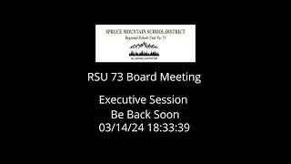 RSU73 School Board Meeting 3142024 [upl. by Gage]