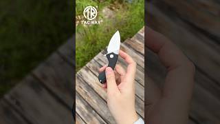 Mini folding knife stainless steel blade G10 handle light and easy to carry edc [upl. by Pulcheria]