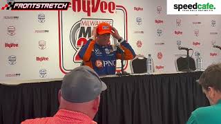 Colton Herta amp Scott Dixon Talk About Their Podium Runs in Second Milwaukee Round [upl. by Seena]