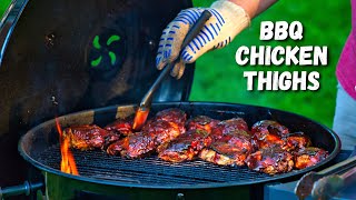 Back To The Basics BBQ Series BBQ Chicken Thighs [upl. by Arres496]