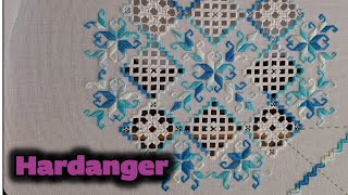 Hardanger embroidery techniques tutorial  Buttonhole Edging [upl. by Doy]