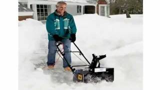 Electric Snow Blowers Reviews Snow Joe SJ621 Electric Snow Blower [upl. by Enomes]