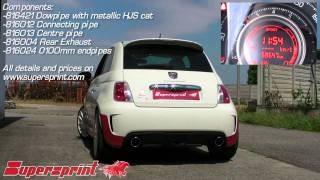 500 Abarth quot1446 turboquot Supersprint Exhaust [upl. by Anirda590]