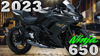 2023 Kawasaki Ninja 650 The Most Comfortable Sport Bike [upl. by Ballard134]