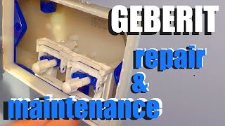 Geberit toilet repair and maintenance  How to [upl. by Ilatfen]