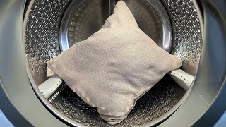 Experiment  Pillows in Action  in a Washing Machine [upl. by Emilio866]