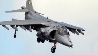 Harrier Jump Jet  Vertical Flight [upl. by Ahsitnauq]