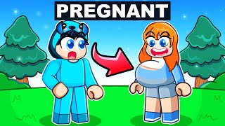 Crazy Fan Girl is PREGNANT In Roblox [upl. by Lerraf]