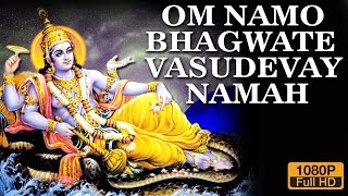 Om Namo Bhagwate Vasudevay Namah  Popular Divine Mantra  108 Times Jaap [upl. by Auop887]