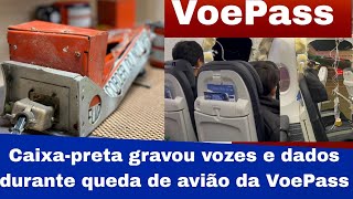 Caixapreta gravou vozes e dados durante queda de avião diz Cenipa [upl. by Zsamot742]