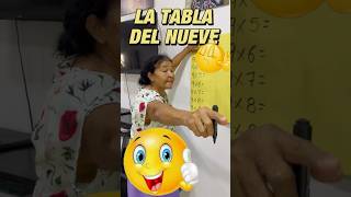 Aprendemos la tabla del nueve [upl. by Campbell]