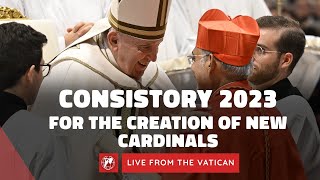 LIVE from the Vatican  Consistory for the creation of new Cardinals with Pope Francis  Sep 30 2023 [upl. by Naylor600]