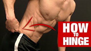 Core Strength Secret THE HIP HINGE [upl. by Amsirhc]