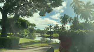 Denarau Island drive towards Sofitel  side view Nadi Fiji [upl. by Oyek]