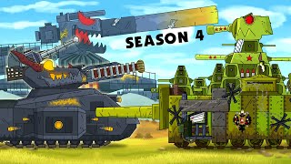 All episodes of Steel monsters – Season 4 – Cartoons about tanks [upl. by Eiraminot579]