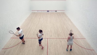 2019 04 05 B  Canadian Doubles Squash Championships  Court 1 [upl. by Low]