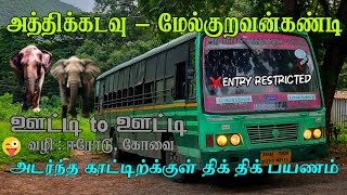 Tnstc Bus Forest Ride அத்திக்கடவு bus tnstc jungle travel Mettuppalayam to PillurDam Bus [upl. by Eisen]