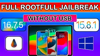 Full Rootfull Jailbreak on iOS 16771582 Install PaleRa1n Jailbreak Windows Without USB WinRa1n [upl. by Horsey472]