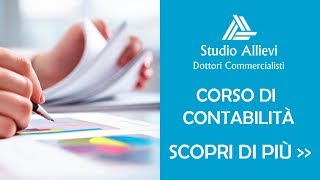 Corso di Contabilità dello Studio Allievi il più diffuso in Italia [upl. by Zippel893]