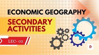 SECONDARY ACTIVITIES  geography UGC NET TOPIC with easy explanation Bengali language  DSR90 [upl. by Milo]