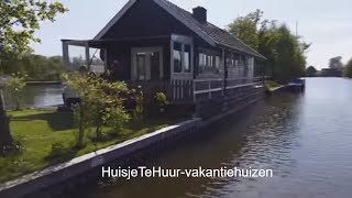 Vakantiehuis huren Nederland Loosdrechtse Plassen  Huis aan water op eiland [upl. by Redle770]