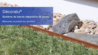 Décoralu  bande séparative de jardin en aluminium [upl. by Llerrac]