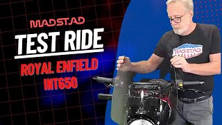 NEW Madstad adjustable windshield plus flyscreen for Royal Enfield Interceptor 650 [upl. by Meikah580]