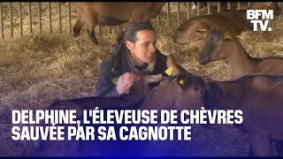 Delphine Serreau léleveuse de chèvres sauvée grâce à une cagnotte [upl. by Shreeves383]