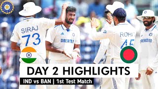 India vs Bangladesh 1st Test Day 2 Highlights 2024  IND vs BAN 1st Test Day 2 Full Match Highlights [upl. by Thom128]