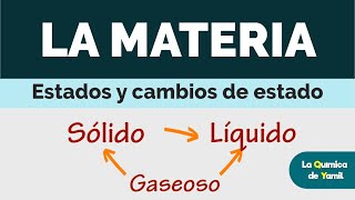 Materia Estados y Cambios de estado  Química Desde Cero [upl. by Artied]