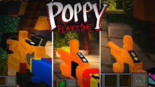 All poppy playtime grab packs addon in Minecraft [upl. by Podvin217]