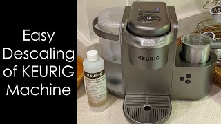 How to Descale and Clean a Keurig KCafe Machine [upl. by Etnod]