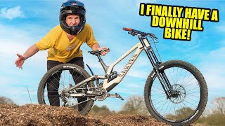 I FINALLY HAVE A DOWNHILL BIKE [upl. by Htehpaj]