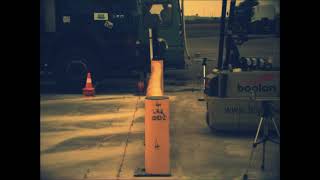 BOPLAN Super Slow Motion Flex Impact Crashtest Safety Barrier [upl. by Orten]