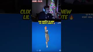 Clix REACTS to NEW Lil Yachty emote 🔥 [upl. by Mureil]