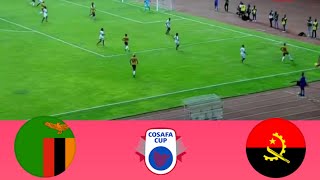 🔴 LIVE Zambia vs Angola Women COSAFA Womens Cup Live Match Updates [upl. by Kcyred882]