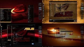 MUST SEE ASUS ROG WINDOWS 7 THEME [upl. by Ainitsirhc]