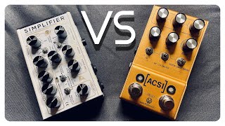 Walrus Audio ACS1 vs Humboldt Simplifier MKII [upl. by Ahsimed442]