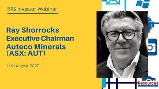 Investor Webinar Ray Shorrocks Auteco Minerals 11 August 2020 [upl. by Robbert570]