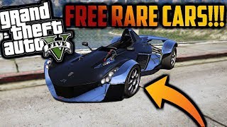 FREE GTA 5  STORY MODE RARE CAR SPAWN LOCATIONS  EPIC CARS  SUPER CARS [upl. by Cacilie]