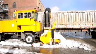 SNOWBLOWER WITH SMOKEY DETROIT  MONTREAL SNOW REMOVAL OPERATION [upl. by Pironi733]