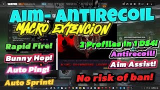 DS4 WINDOWS  MACRO EXTENCION STREAMER MODE  MAX AIM ASSIST [upl. by Arreip235]