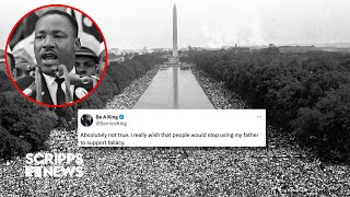 Daughter of MLK Jr replies to Trump’s crowd size claims in comparison to her fathers [upl. by Terri733]