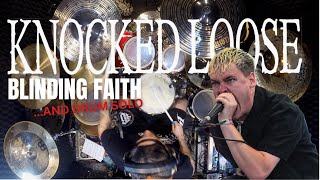 Ninja plays Knocked Loose  Blinding Faith with most legendary DRUM SOLO of all TIME omg must watch [upl. by Diver]