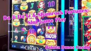 Da Ji Da Li amp Triple Coin Treasure  Shamrock Fortunes Slot Game Play  Dakota Dunes Casino [upl. by Etteniotna423]