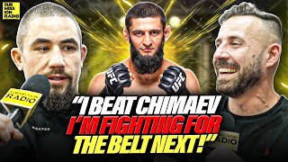 Robert Whittaker Sends Message to Division quotI beat Chimaev Im fighting for the belt nextquot [upl. by Airlie]