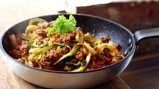 Zoodels Bolognese  Die Pasta ohne Kohlenhydrathe und Reue  LowCarb Gericht von KetoGenix [upl. by Kyne804]