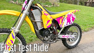 First Test Ride on the  Home Made 6 Speed Electric Dirt Bike  Part 6 [upl. by Robinia624]