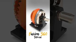 Nutation Bevel Gear Drive mechanical engineering mechanism cad fusion360 solidworks [upl. by Strepphon252]