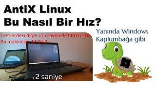 AntiX Linux 20 Yıllık Makinede Akıl Almaz Hız [upl. by Hunt]